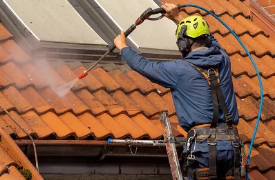 Démoussage et hydrofuge de toiture à Burcy